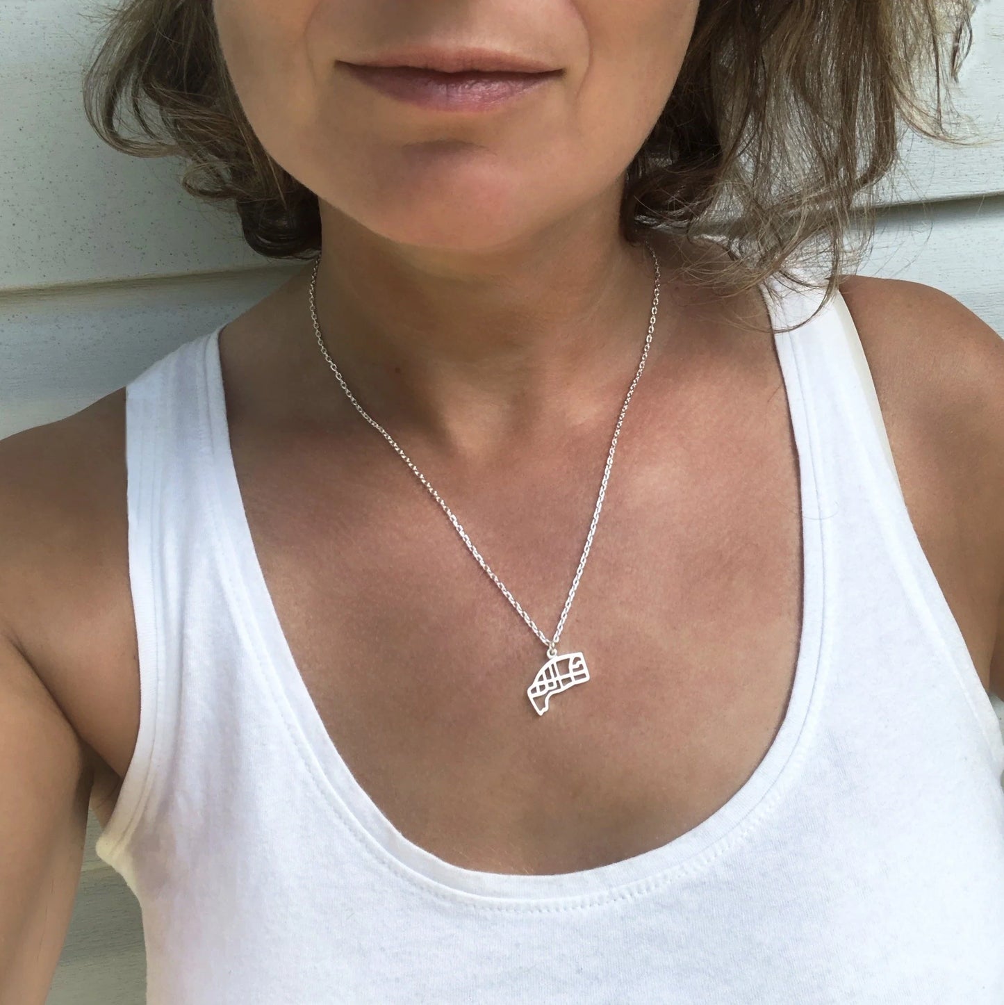 The Beaches Map Pendant