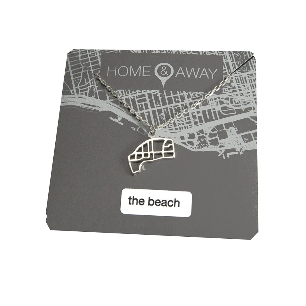 The Beaches Map Pendant