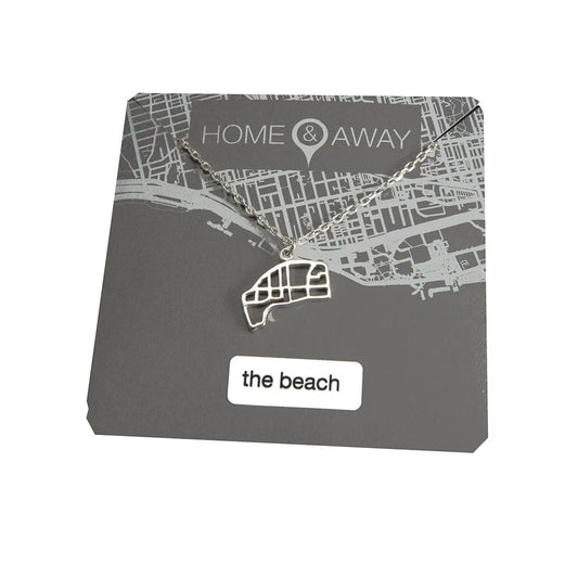 The Beaches Map Pendant