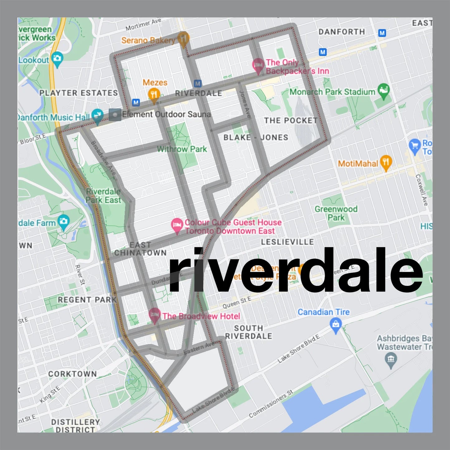 Riverdale Map Pendant