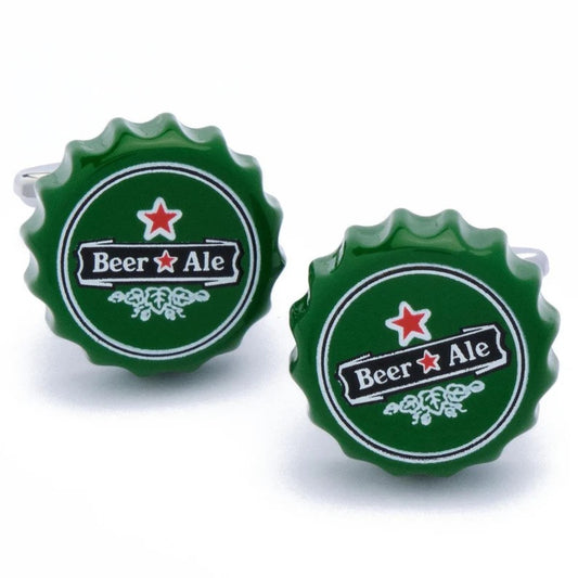 Beer Bottle Cap Cufflinks