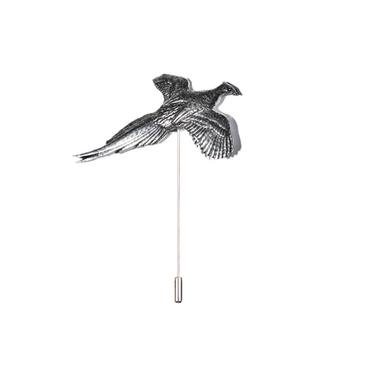 Flying Pheasant Lapel Pin