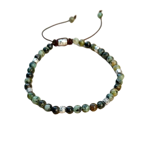 African Turquois Stone Bracelet