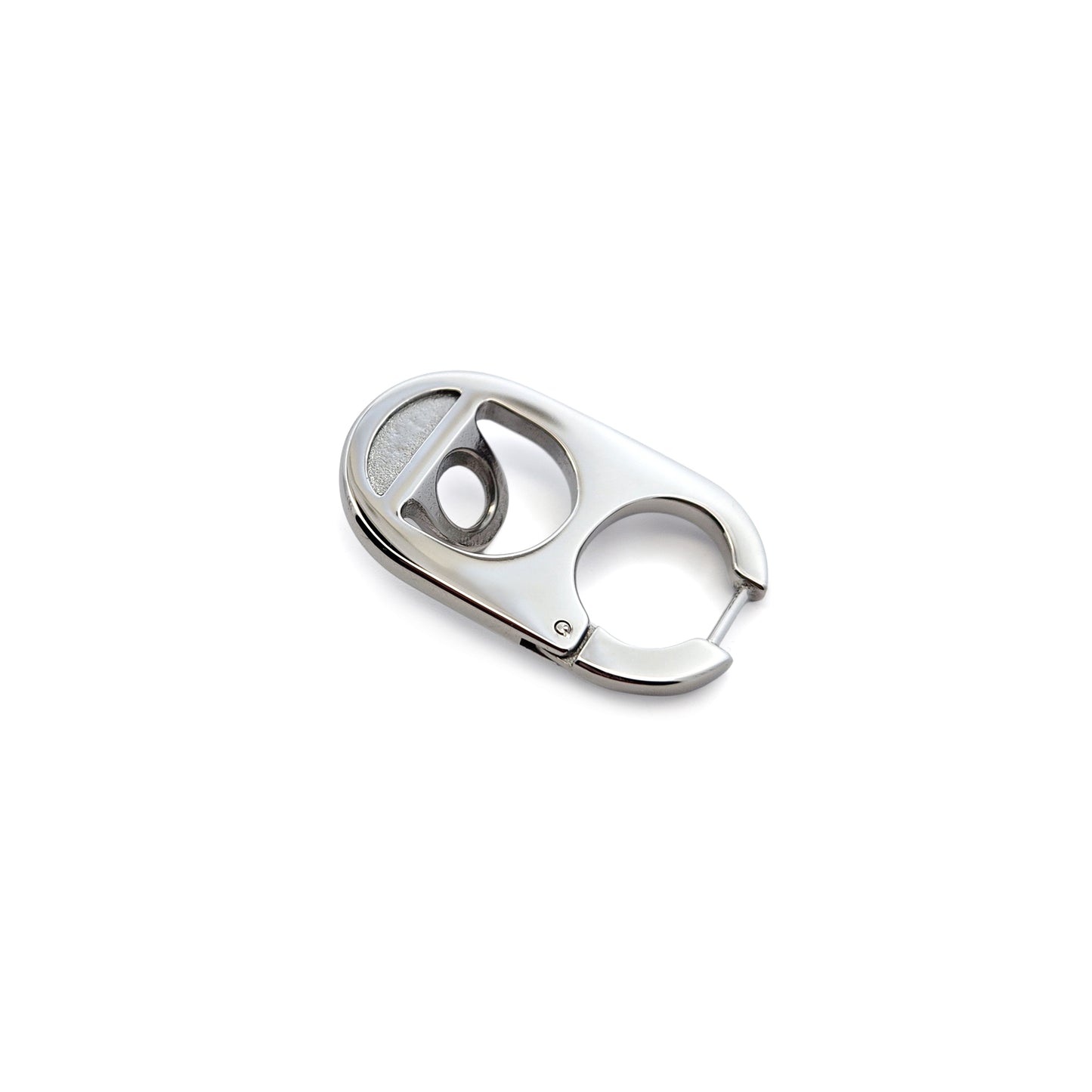 Pop Tab / Soda Tab Earring - Silver