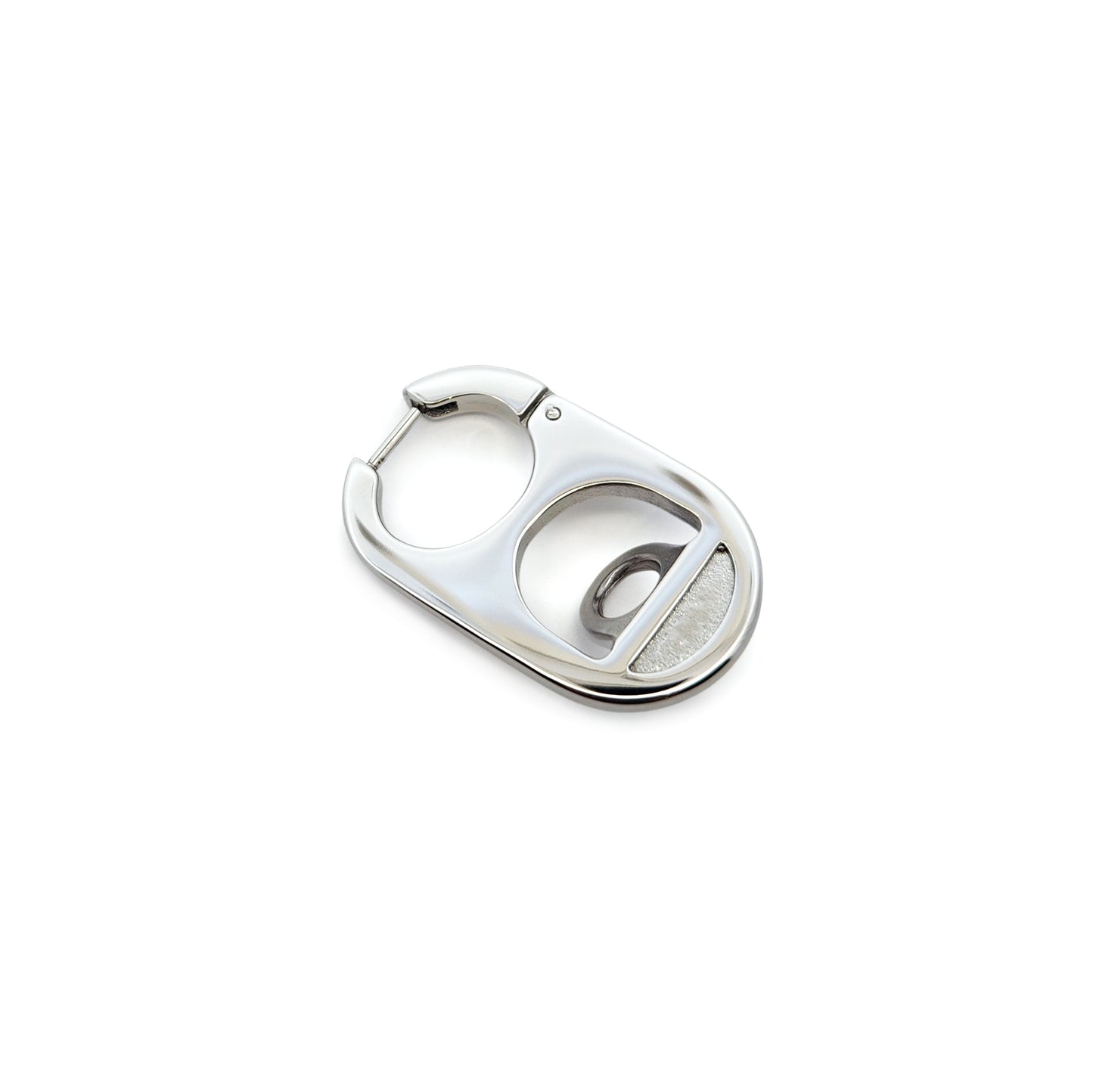 Pop Tab / Soda Tab Earring - Silver