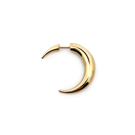 Mini Pierced Moon Earring