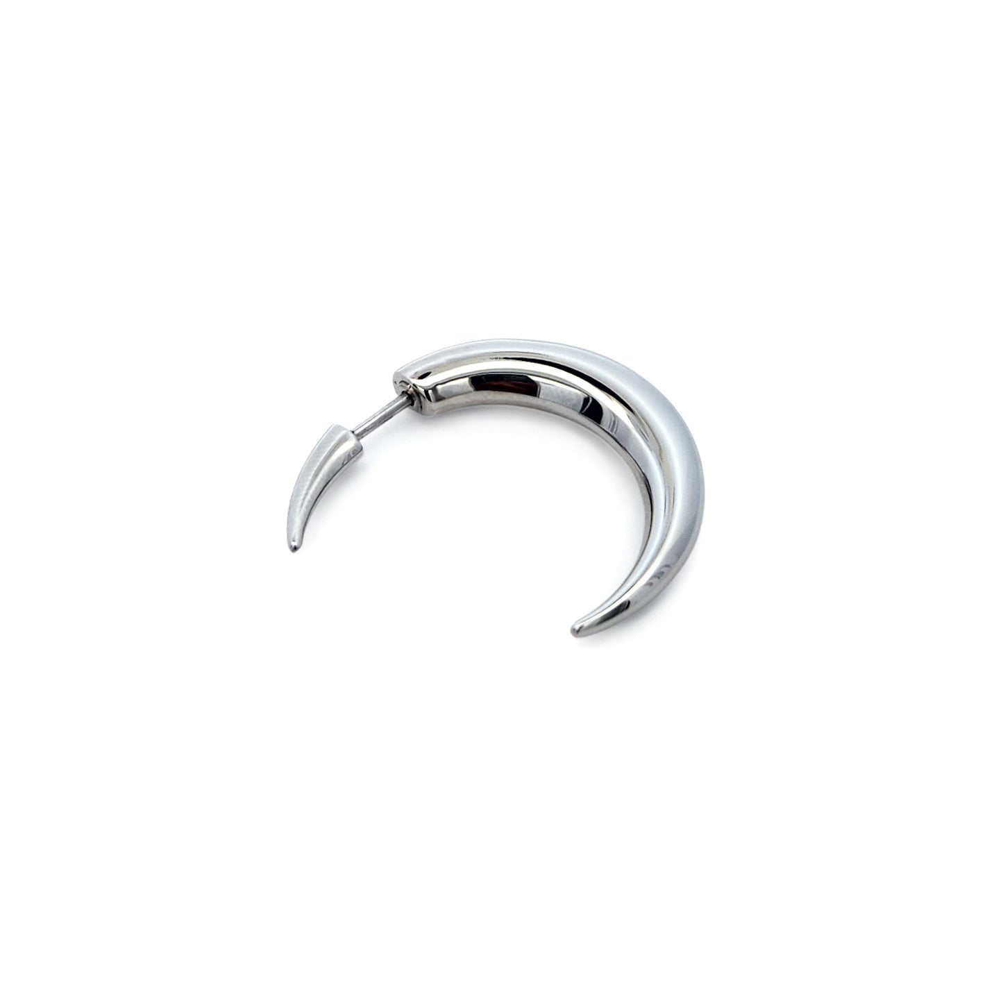 Mini Pierced Moon Earring