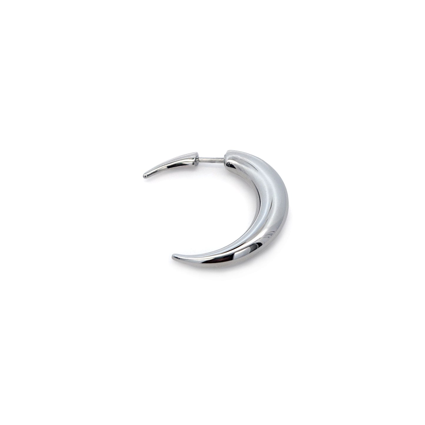 Mini Pierced Moon Earring