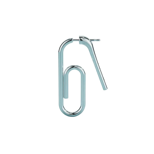 Mini Paper Clip Earring