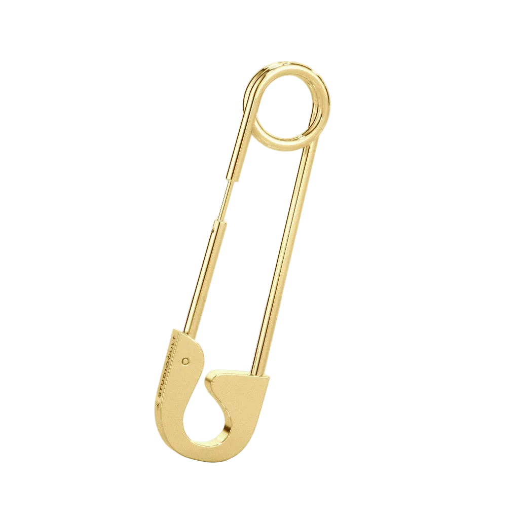 Oversized Safety Pin Earring