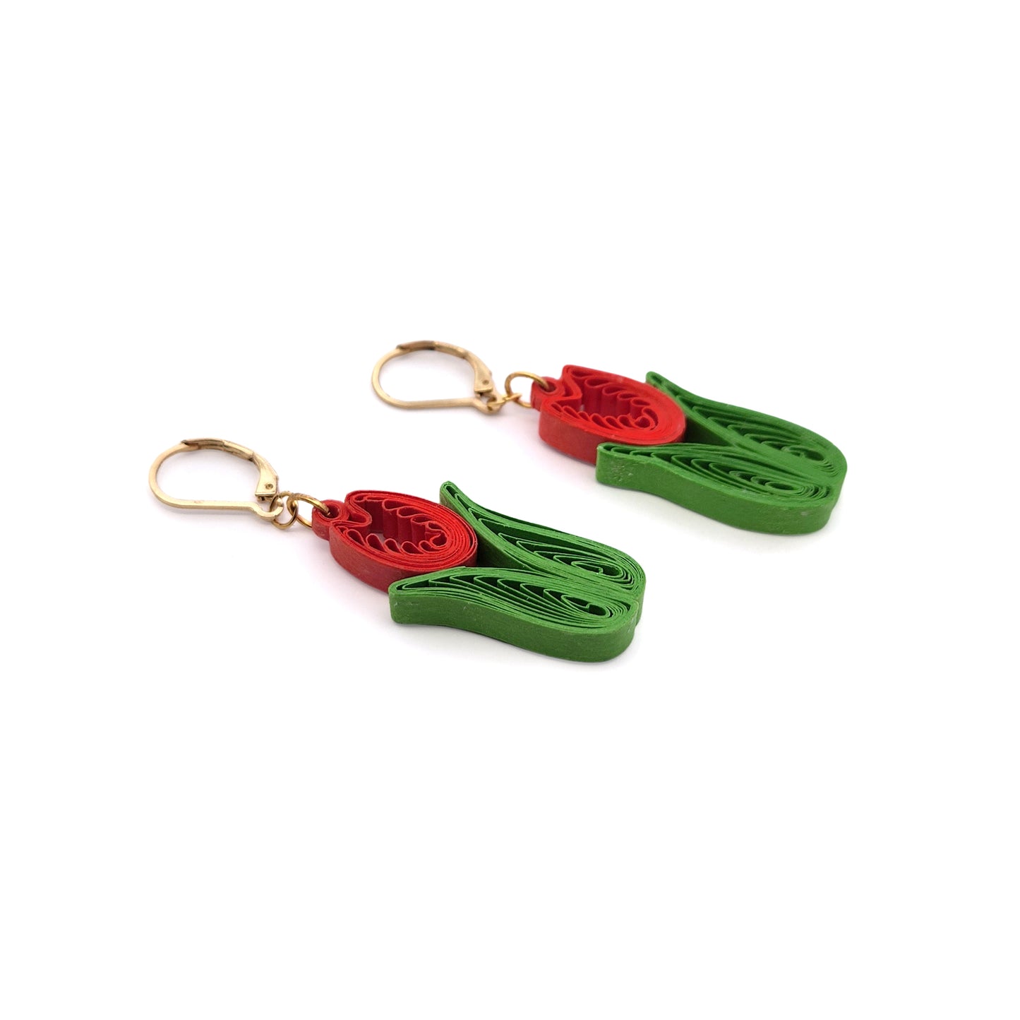 Tulip Paper Drop Earrings