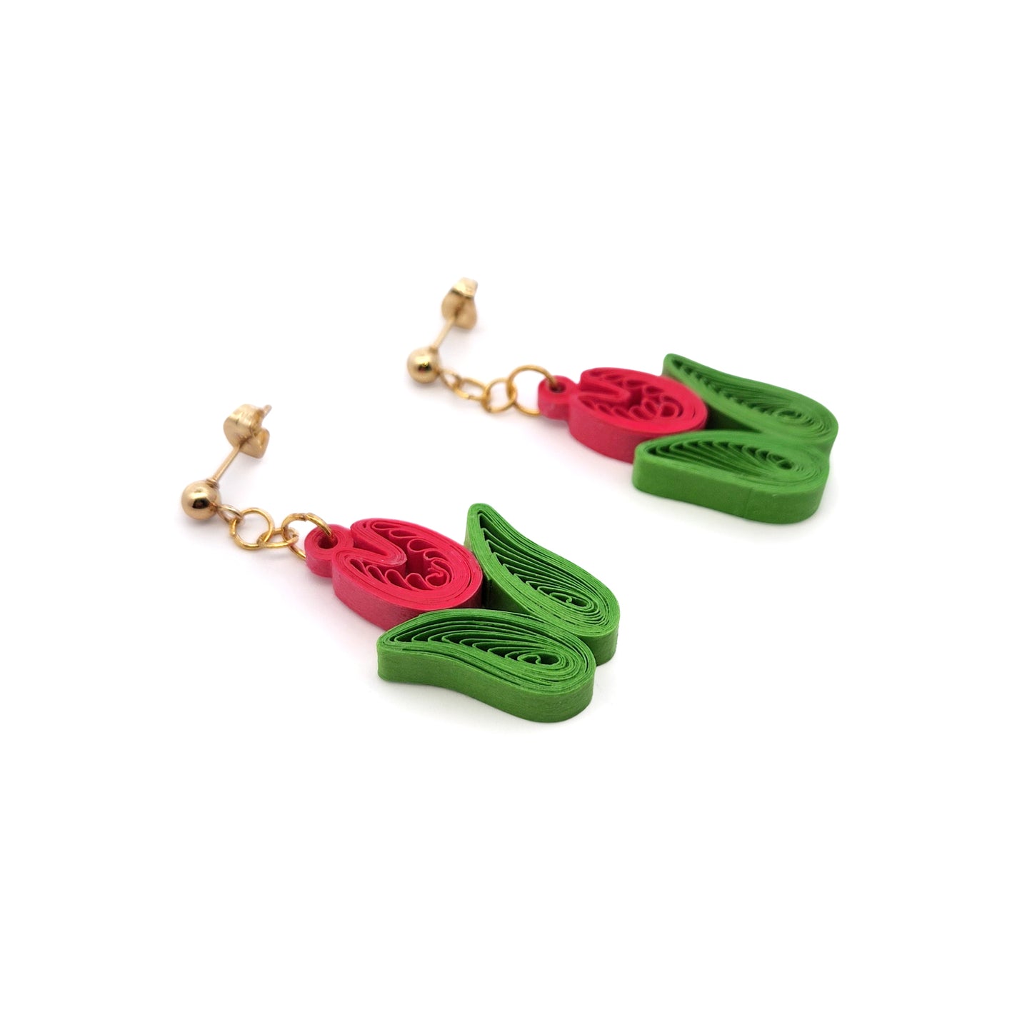 Tulip Paper Drop Earrings