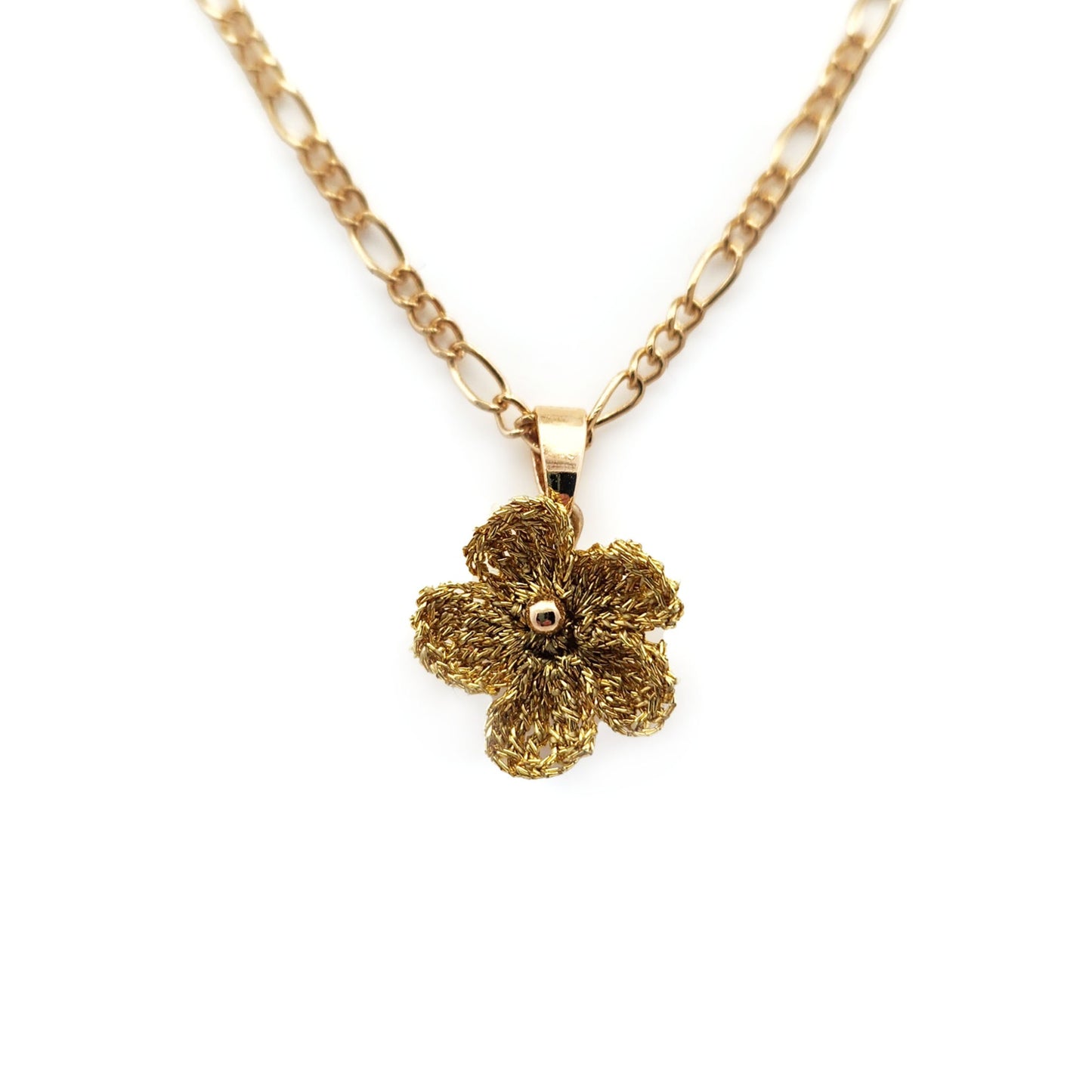 Gold-Plated Bloom Necklace