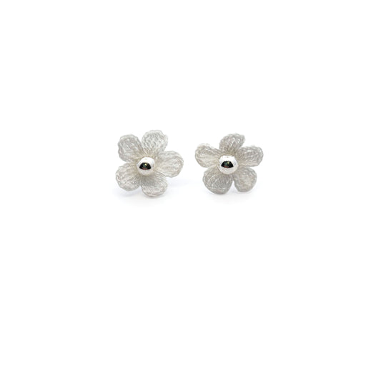White Mini Bloom Embroidery Studs