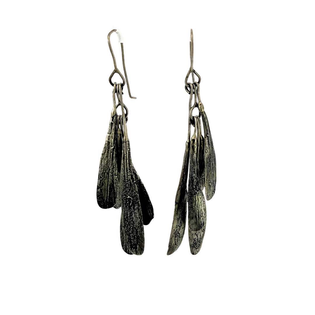 Bronze Ash Bunch Earrings