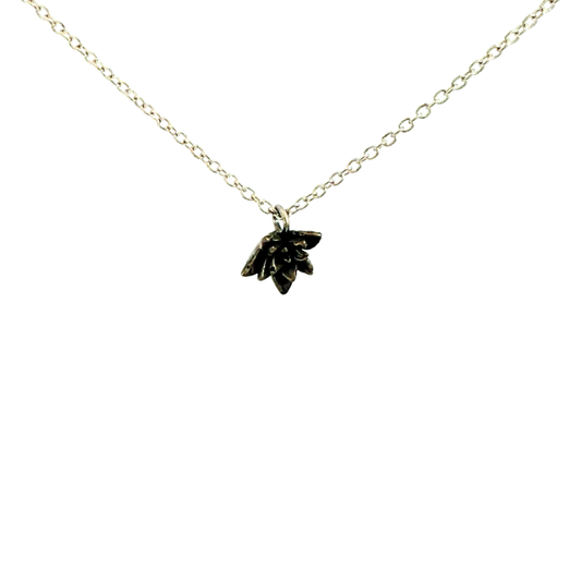 Bronze Floral Succulent Necklace