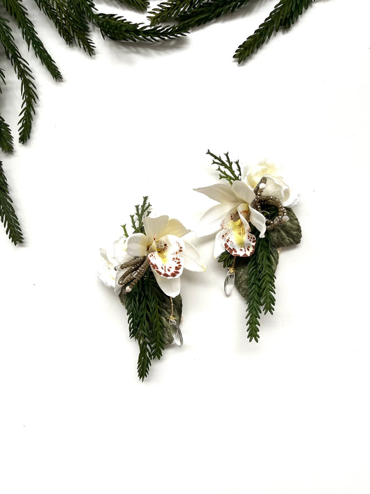 Holiday Garden Party Flower Earrings