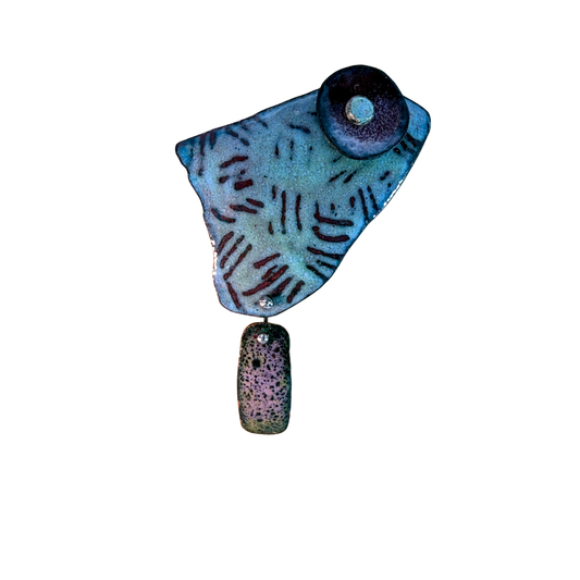 Blue Enamel Pin