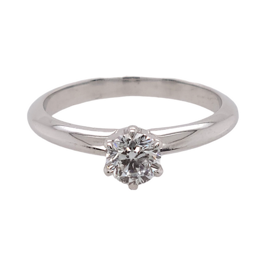 Six Prong Diamond Ring