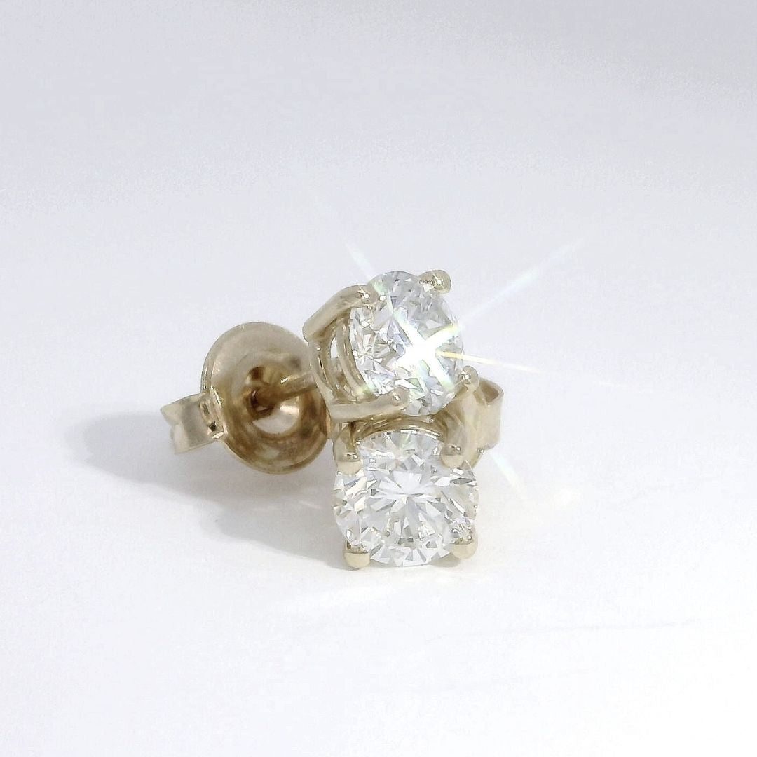 Classic Round Diamond Studs