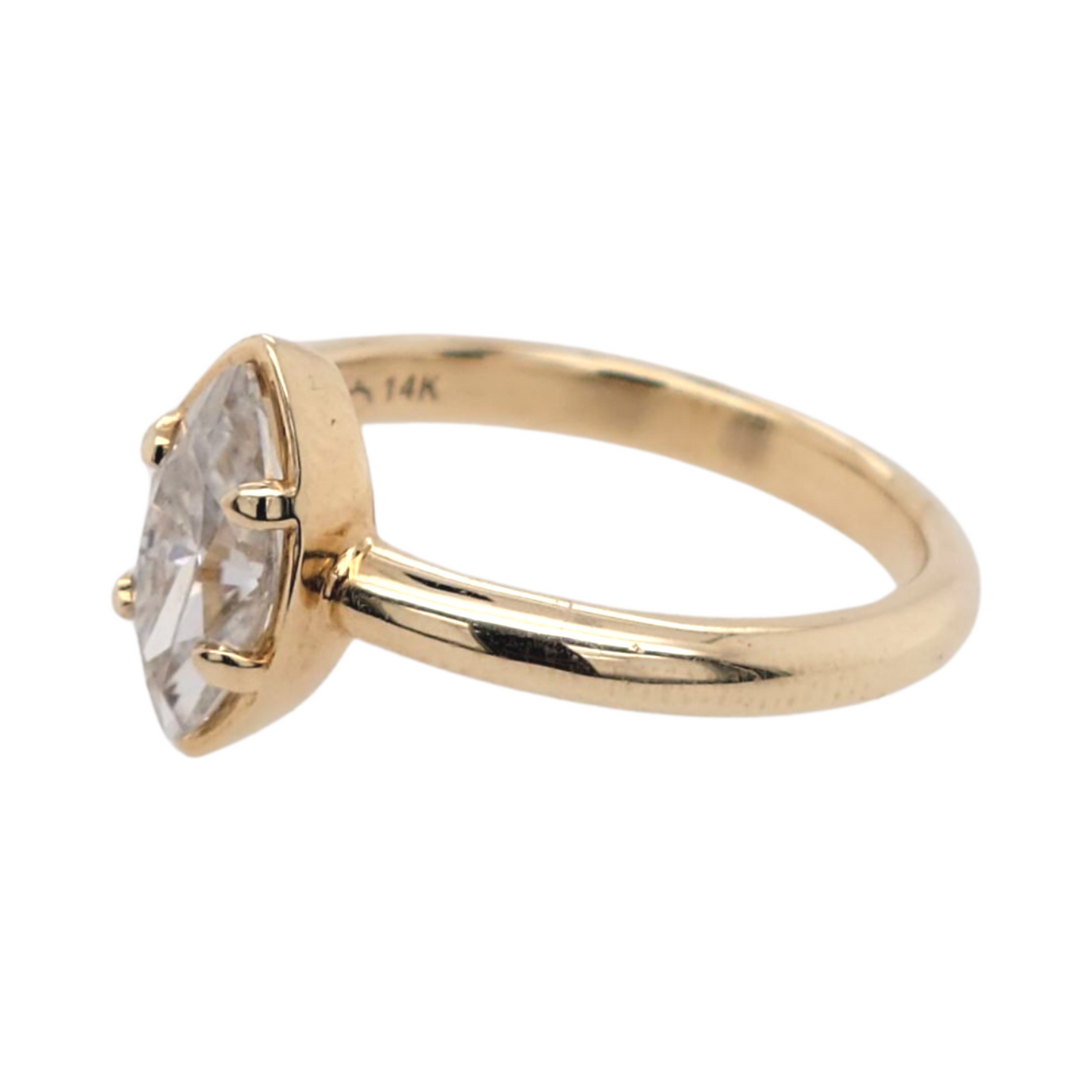 Marquis Moissanite Ring