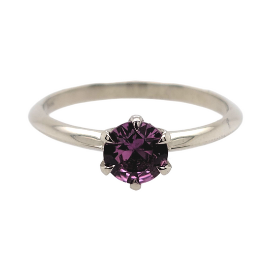 Pink Sapphire Engagement Ring