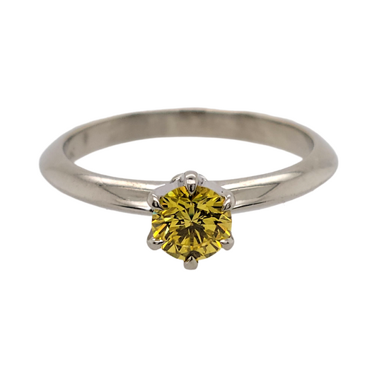 Yellow Diamond Ring
