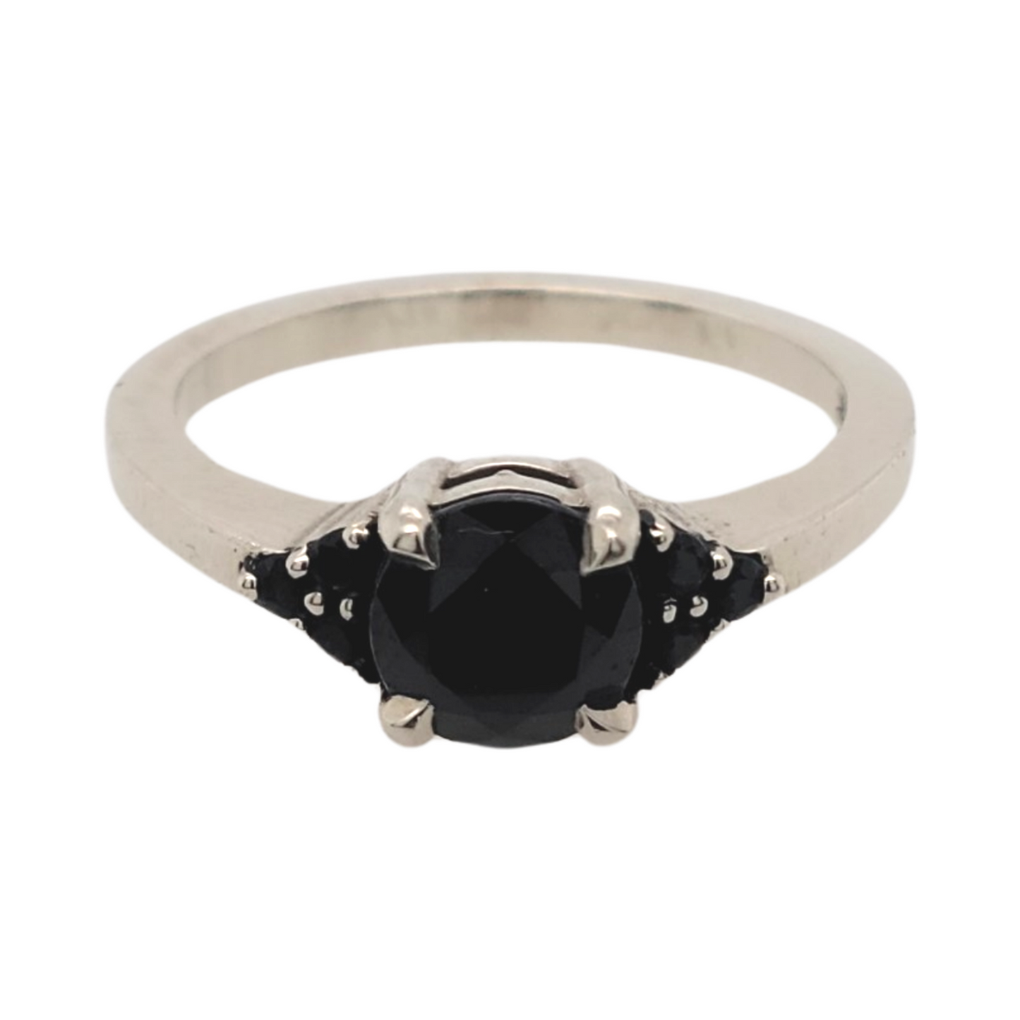 Black Spinel Claw Ring