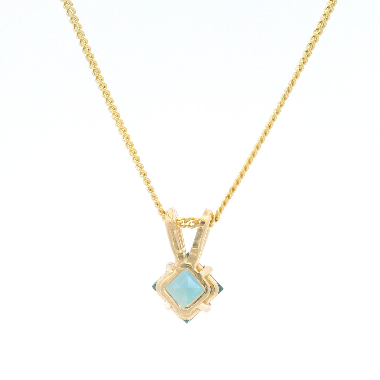 Square-Cut Alexandrite Necklace