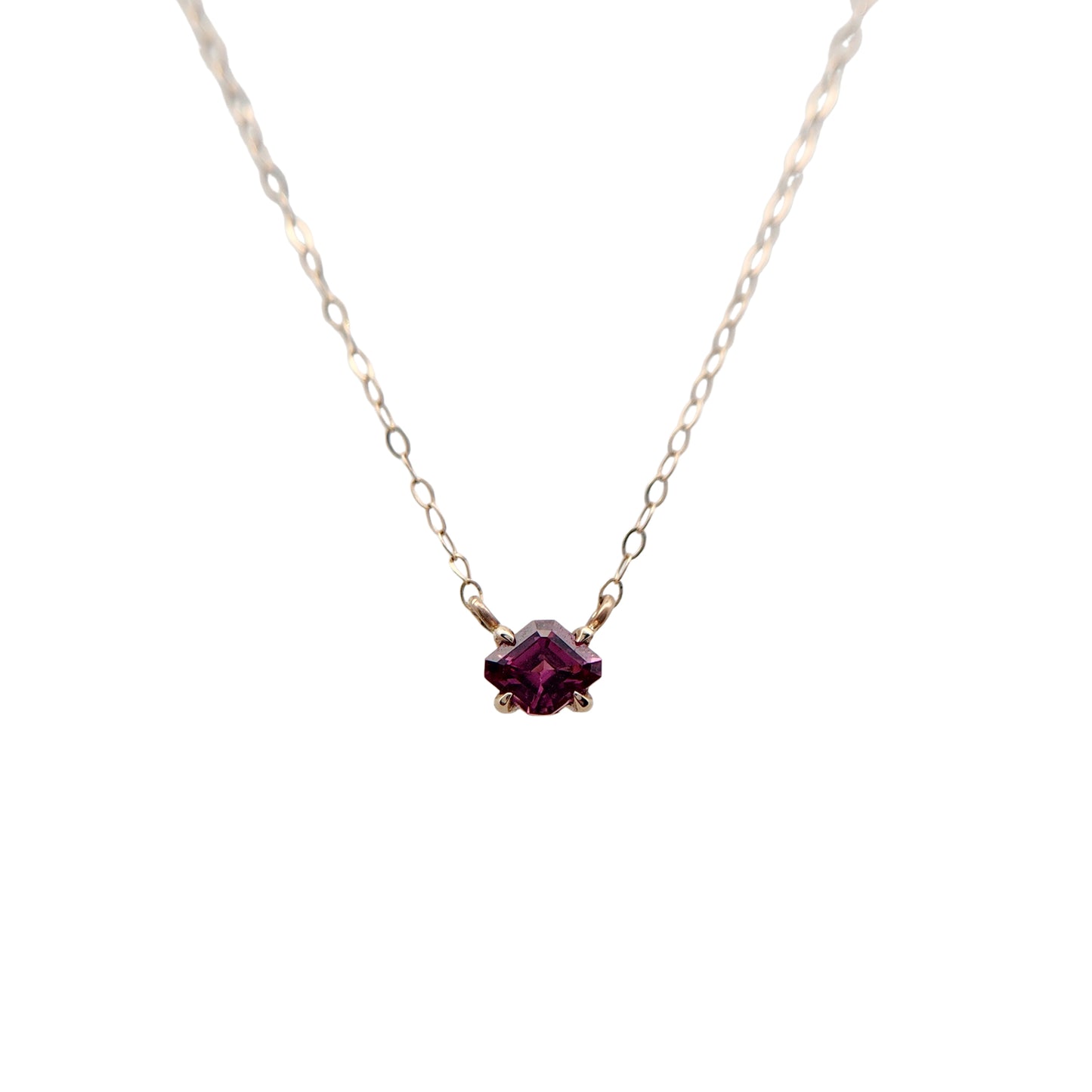 Rhodolite Lozenge Pendant