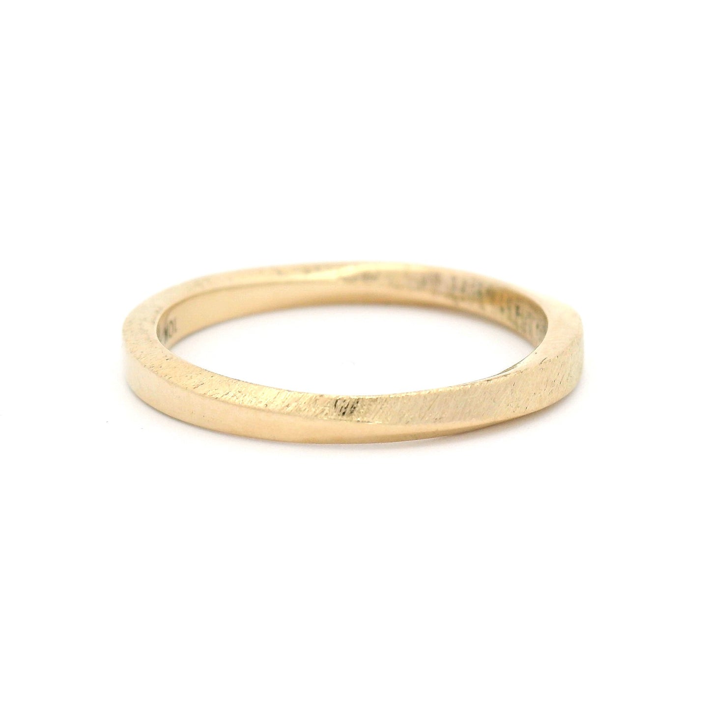 10k Yellow Ouroboros 2.5mm Wide Slim Band
