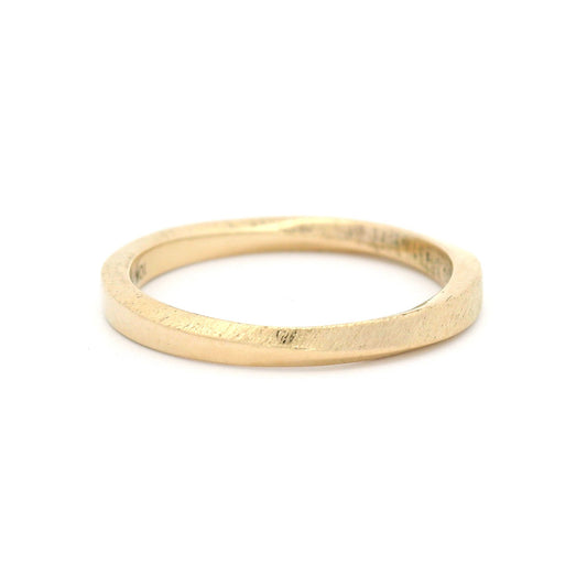 10k Yellow Ouroboros 2.5mm Wide Slim Band