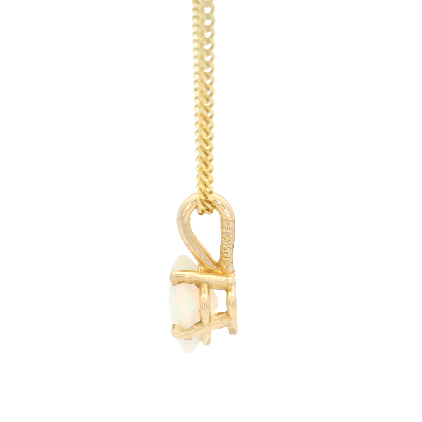 Square-Cut Opal Necklace