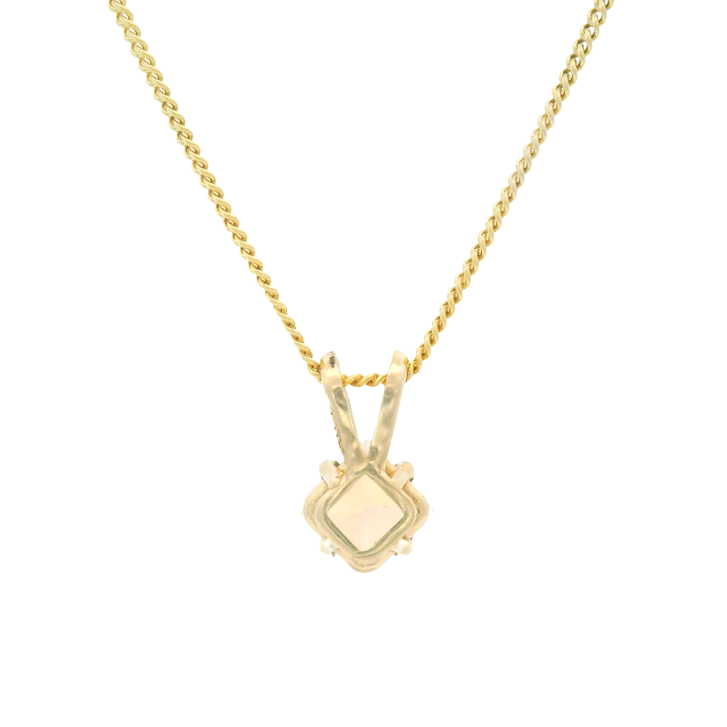 Square-Cut Opal Necklace