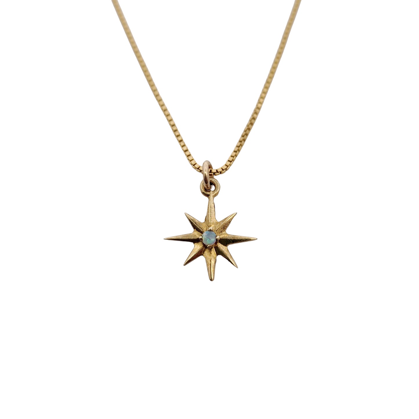 Brass Star Burst Necklaces
