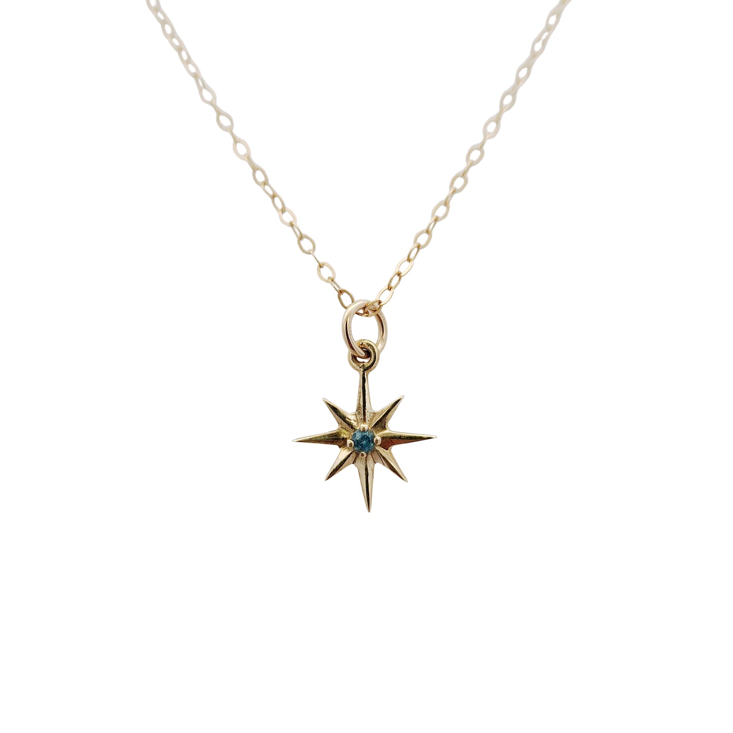 Brass Star Burst Necklaces
