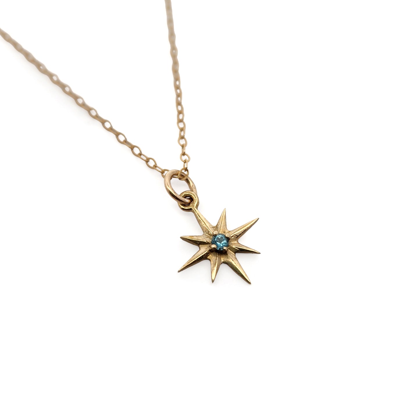 Brass Star Burst Necklaces