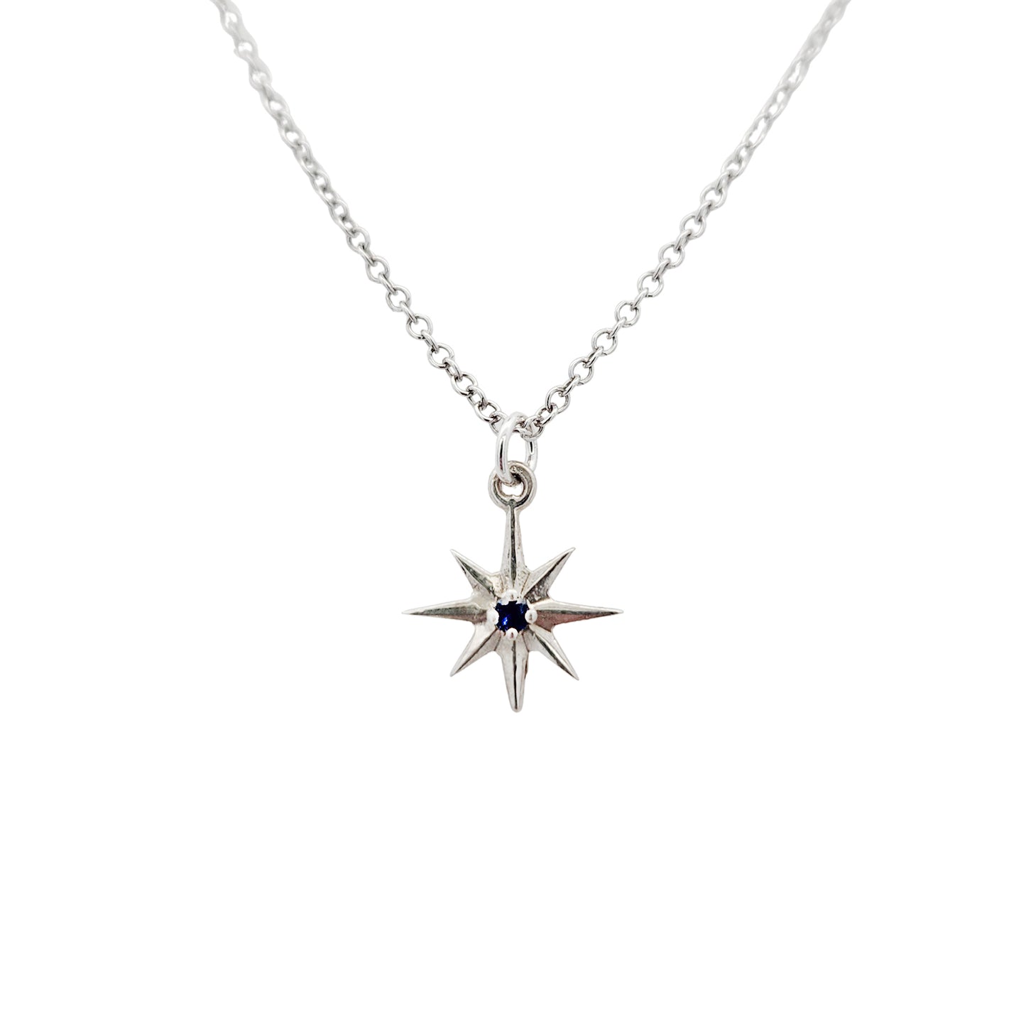 Silver Star Burst Necklaces
