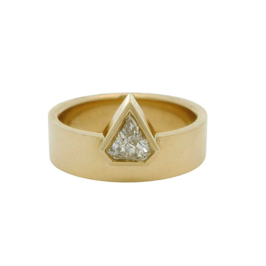 ZENITH - Modern Gold & Diamond Engagement Ring