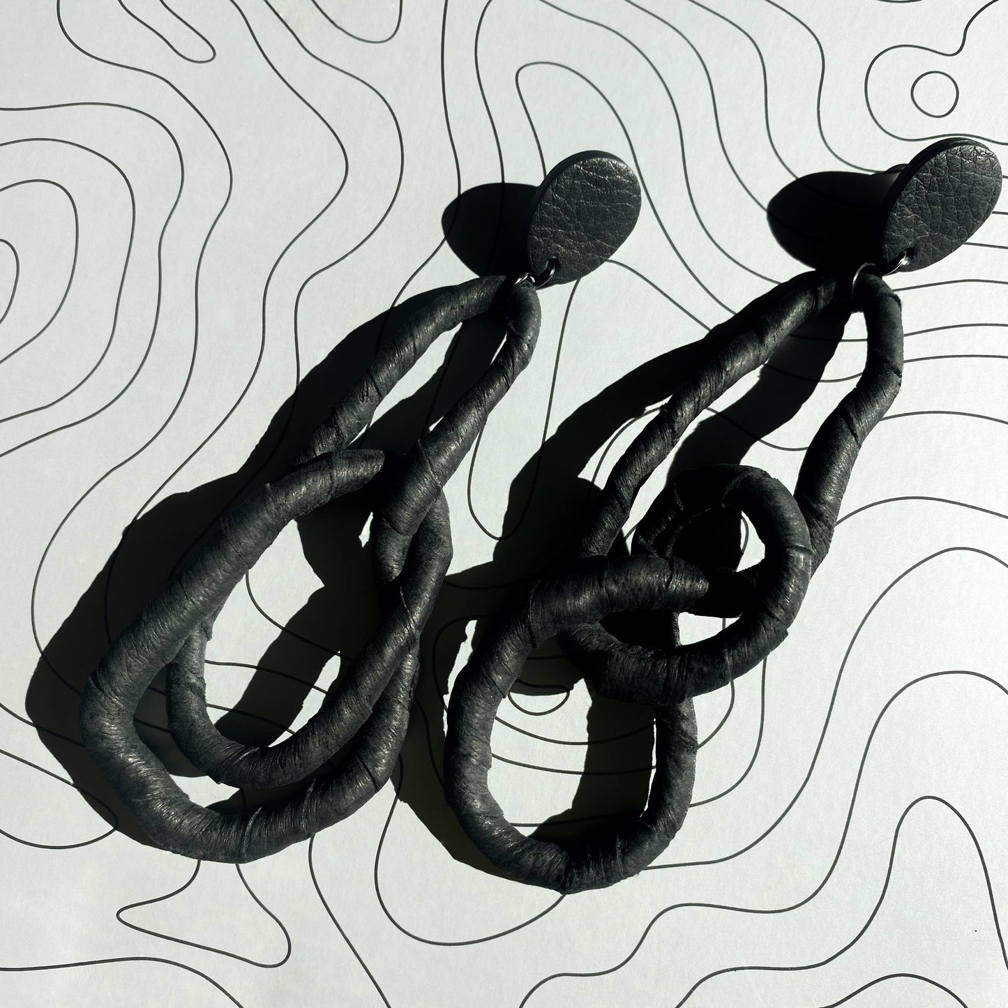 Flexi Dangle Leather Earrings