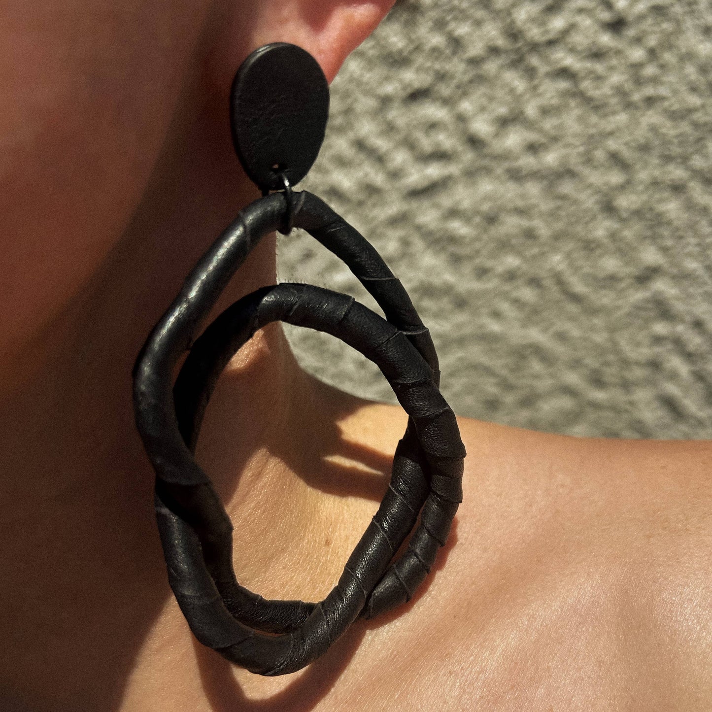 Flexi Dangle Leather Earrings