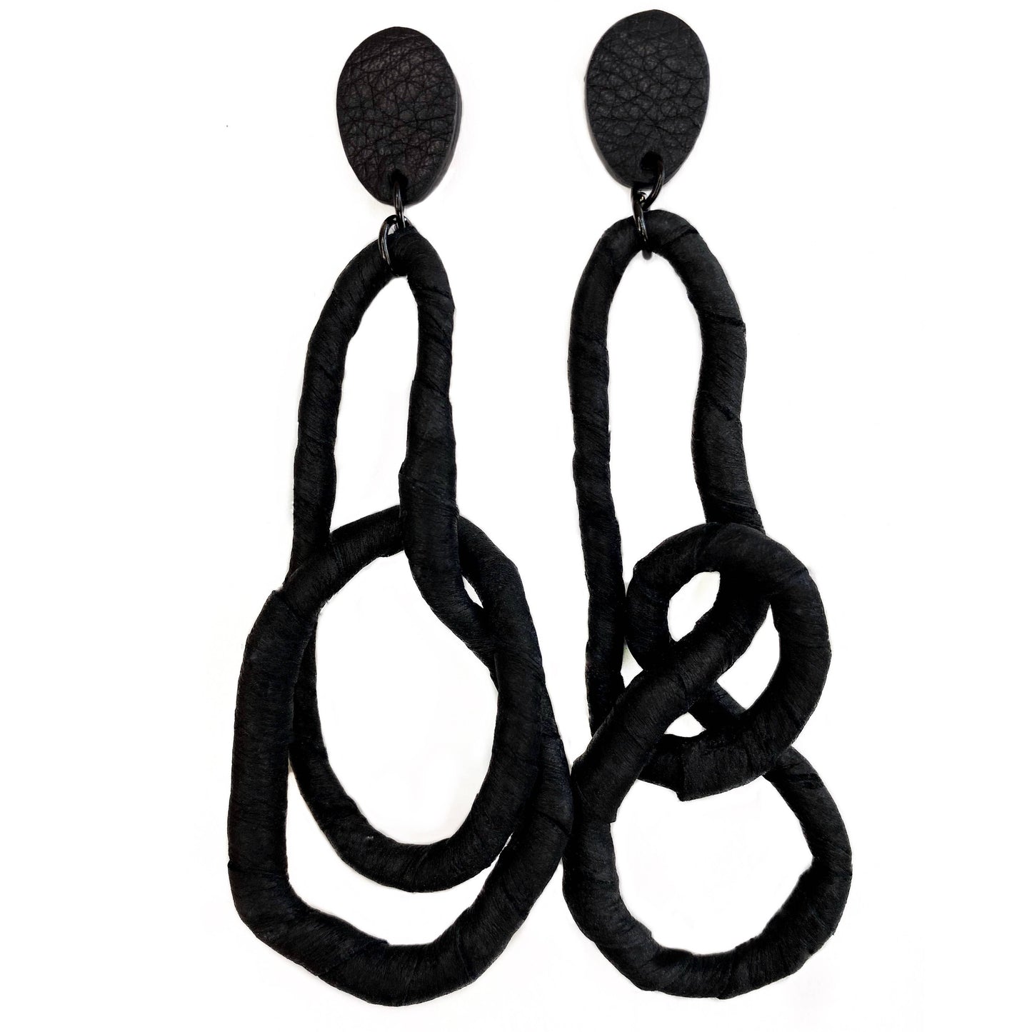Flexi Dangle Leather Earrings