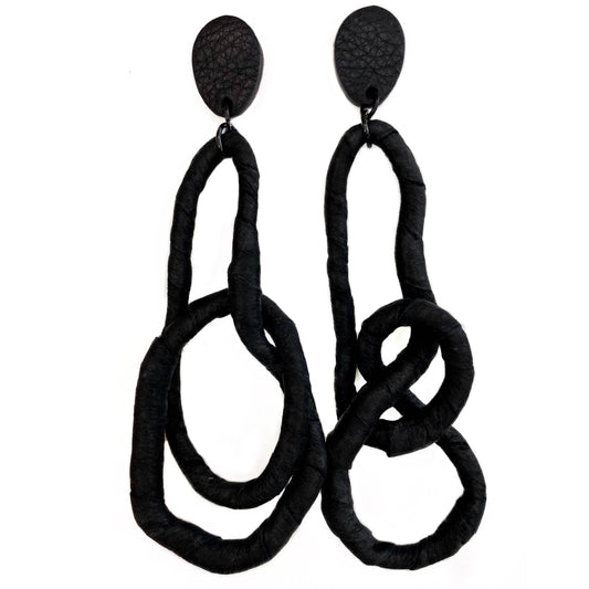 Flexi Dangle Leather Earrings