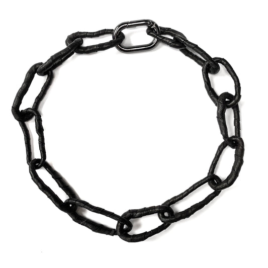 Link Leather Necklace