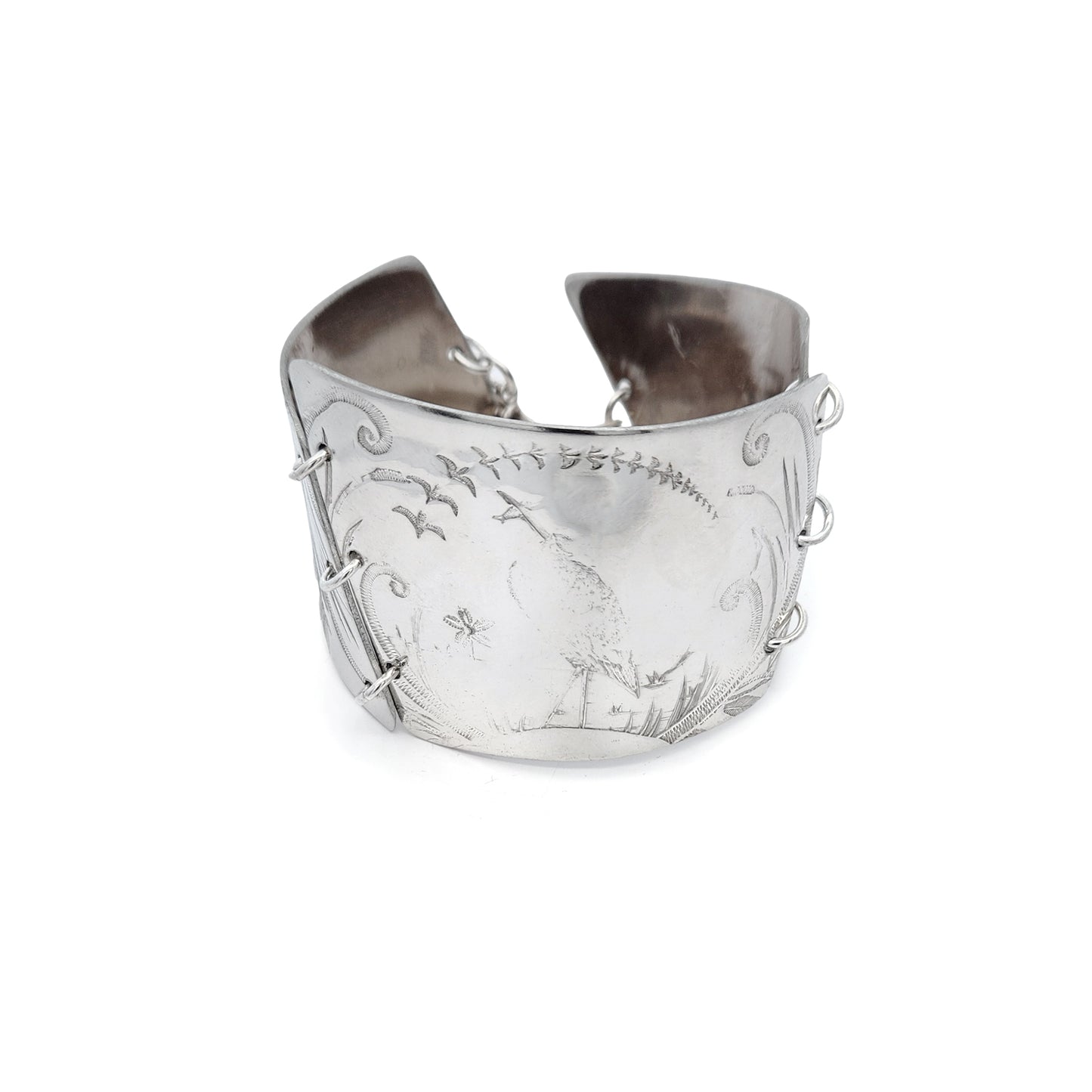 Vintage Silverware 2" Bracelet