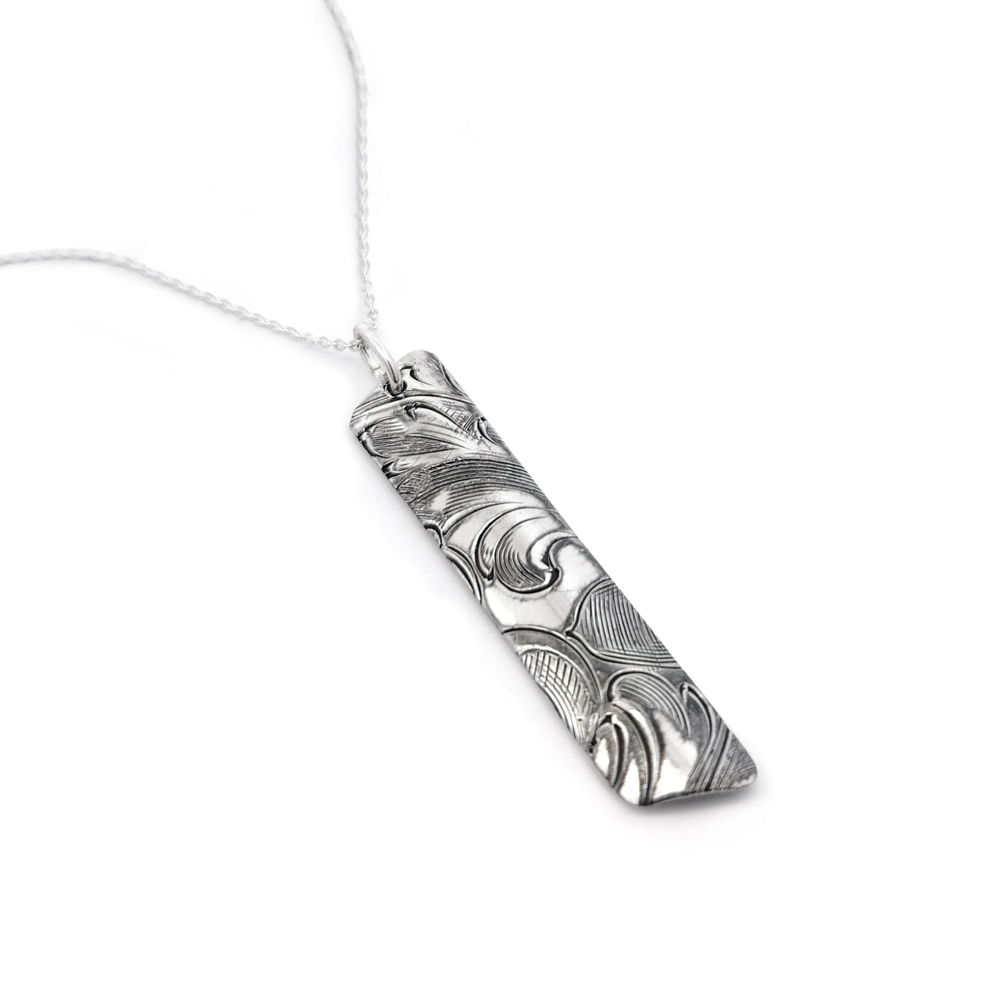 Vintage Silverware Long Bar Pendant