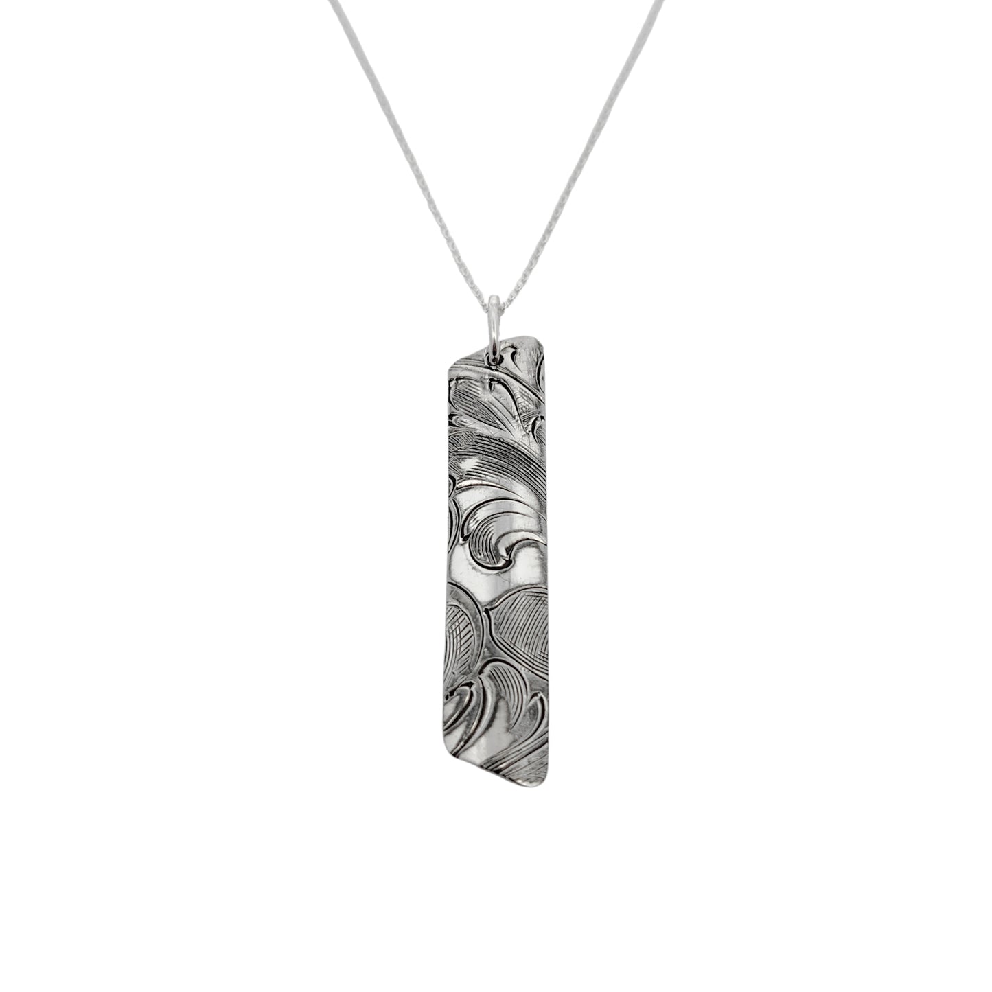 Vintage Silverware Long Bar Pendant