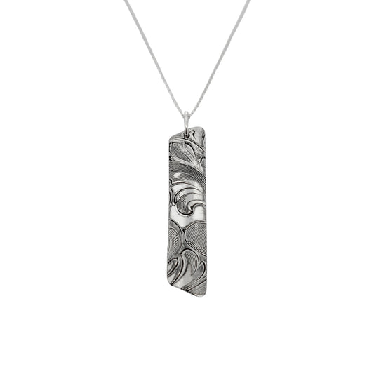 Vintage Silverware Long Bar Pendant