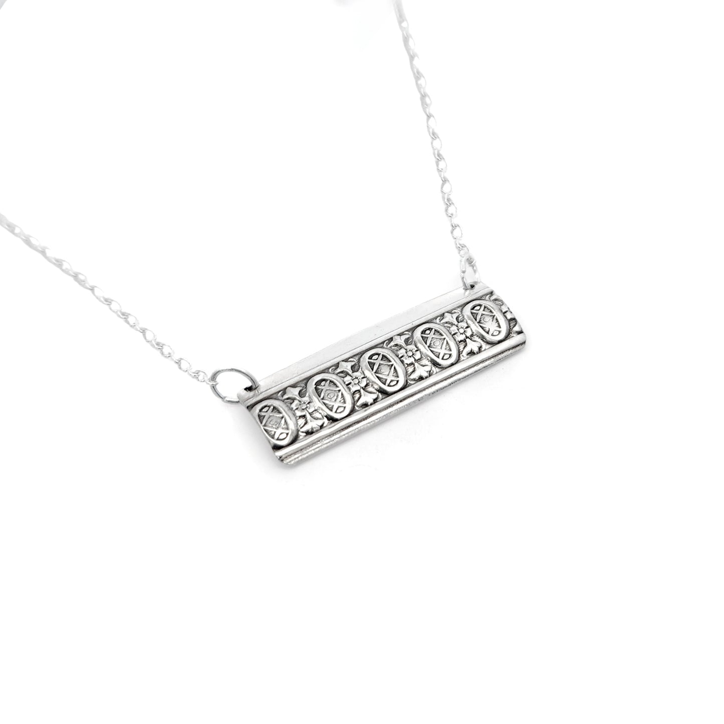 Vintage Silverware Bar Pendant