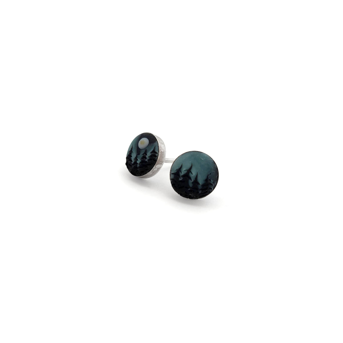 Handmade Polymer Northern Lights Studs